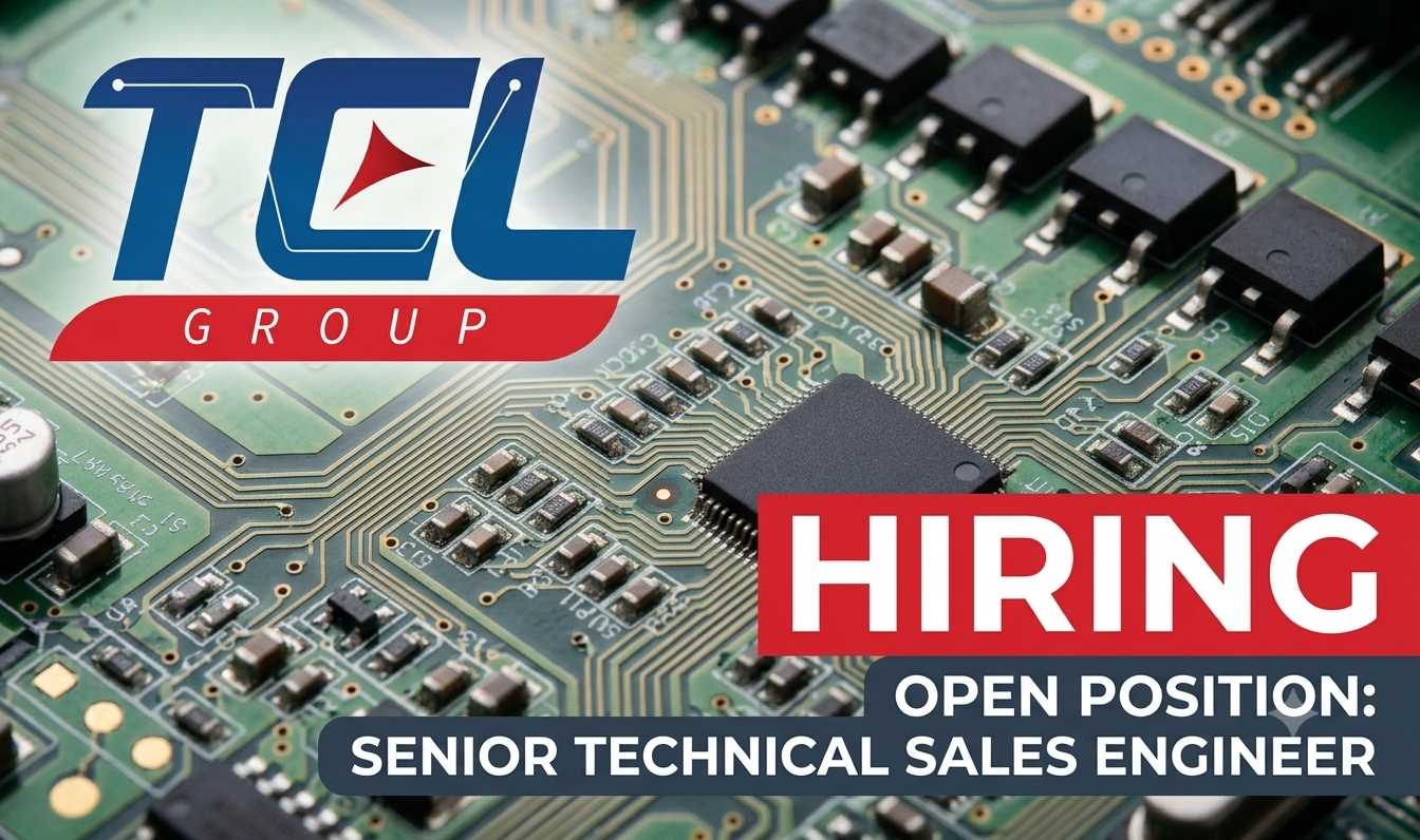 TCL Group is now HIRING. Open position: senior technical sales engineer